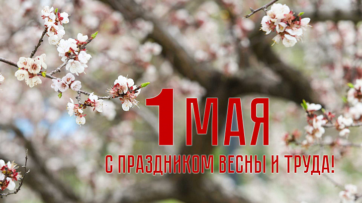Поздравление председателя Волгоградской областной Думы  Александра Блошкина с Праздником Весны и Труда